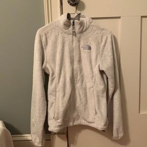 White north face fleece